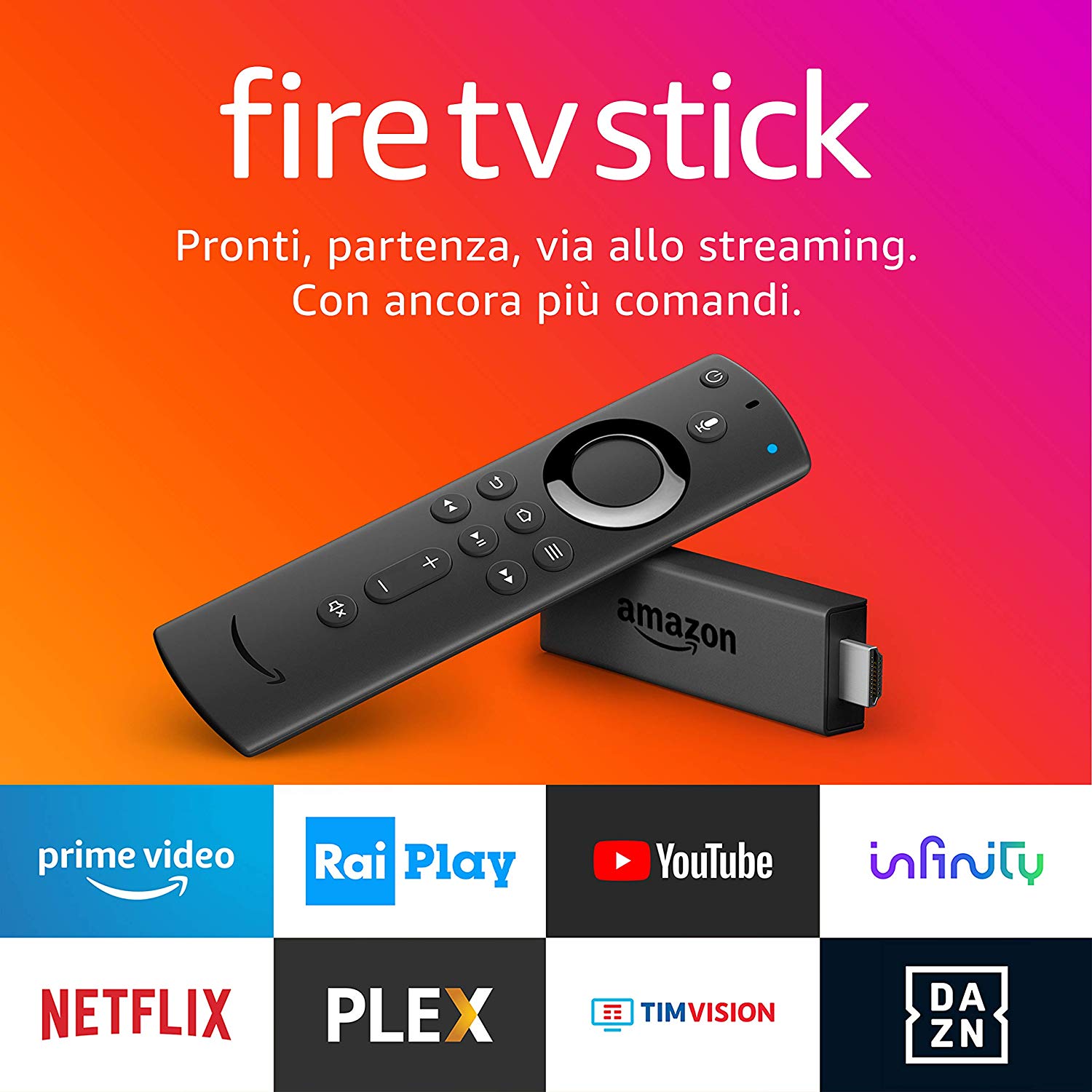 ] Fire TV Stick: Lettore multimediale con telecomando vocale